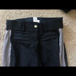 Black and grey full seat breeches